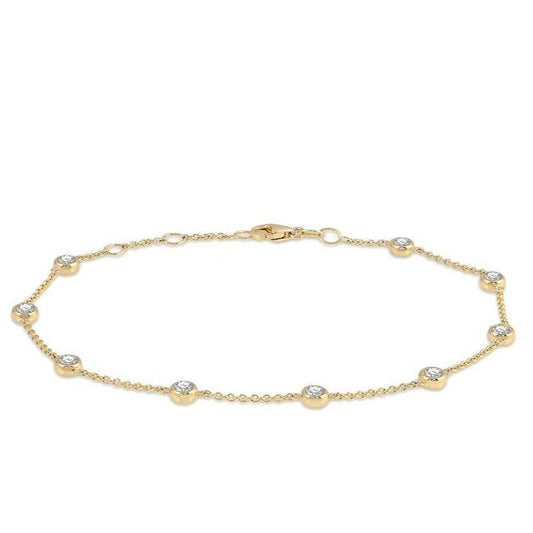 Parkplace Jewelers Diamond Station Chain Bracelet 700CVPPFGYG
