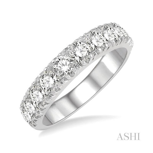 ASHI 11 Stone Diamond Wedding Band 33300PPFGWG-2.00