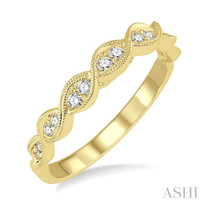 ASHI Diamond Wedding Band 28207PPFHYG-WB