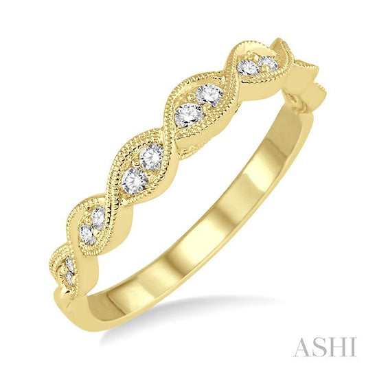 ASHI Diamond Wedding Band 28207PPFHYG-WB