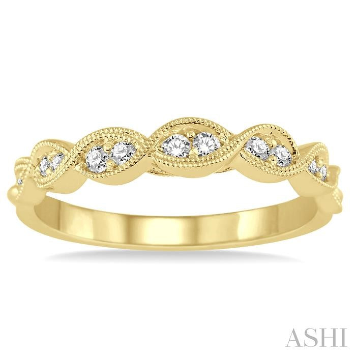ASHI Diamond Wedding Band 28207PPFHYG-WB