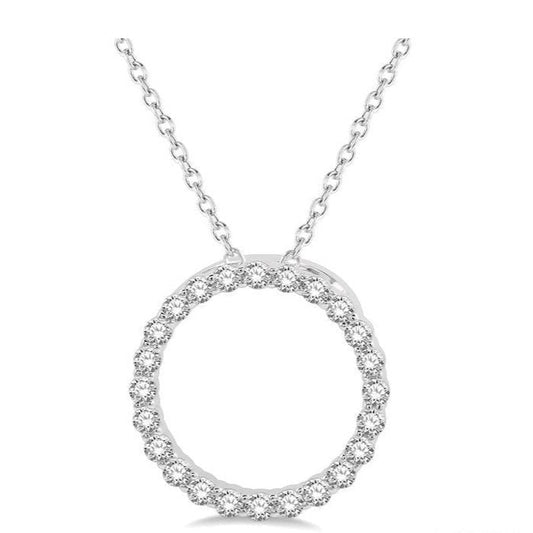 Parkplace Jewelers Circle Diamond Pendant 900H6PPFGPDWG
