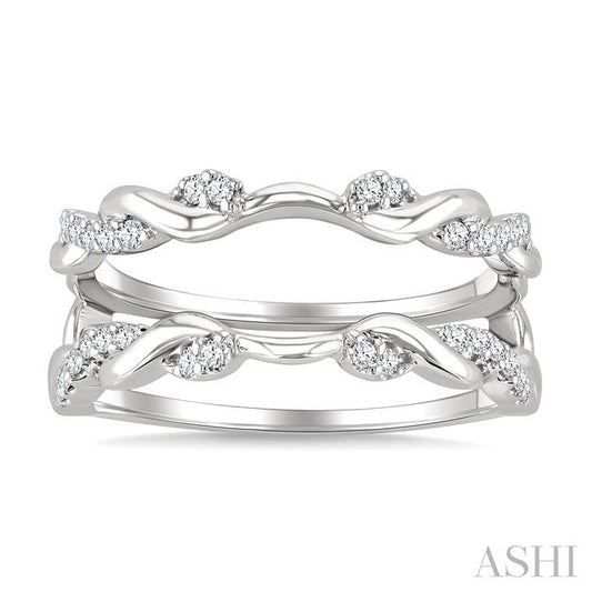 ASHI Twisted Diamond Insert Ring 292M6PPFGWG