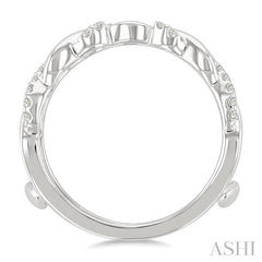 ASHI Twisted Diamond Insert Ring 292M6PPFGWG