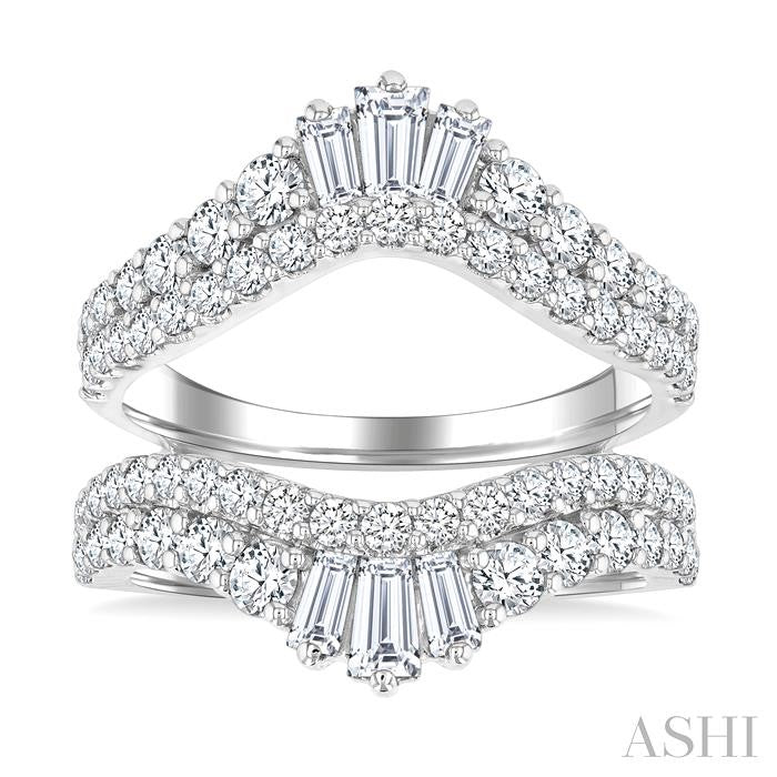 ASHI Baguette Diamond Insert Ring 293L0PPFHWG-2.0