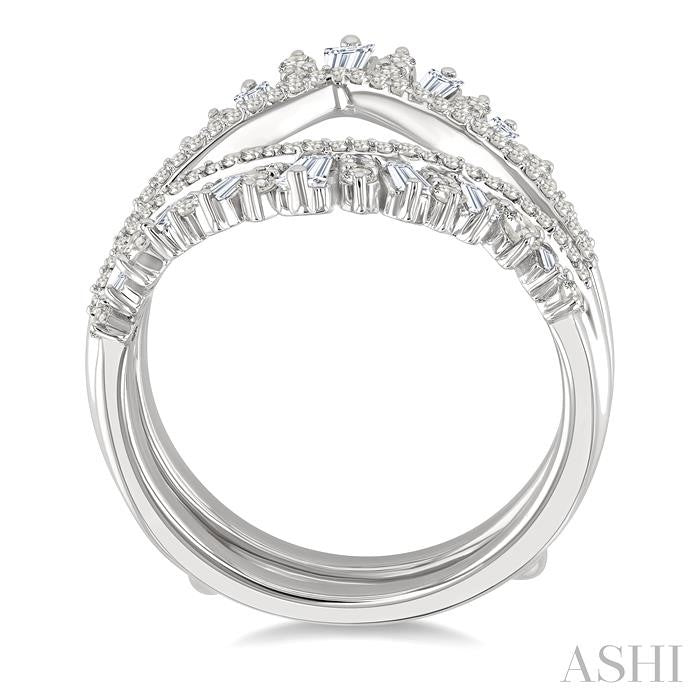 ASHI Baguette Diamond Insert Ring 293N1PPFHWG
