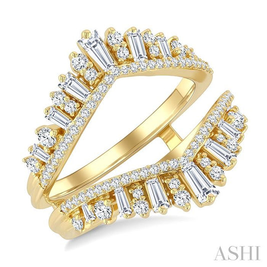 ASHI Baguette Diamond Insert Ring 293N1PPFHYG