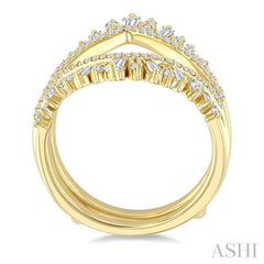 ASHI Baguette Diamond Insert Ring 293N1PPFHYG