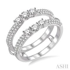 ASHI Diamond Insert Ring 29441PPFHWG