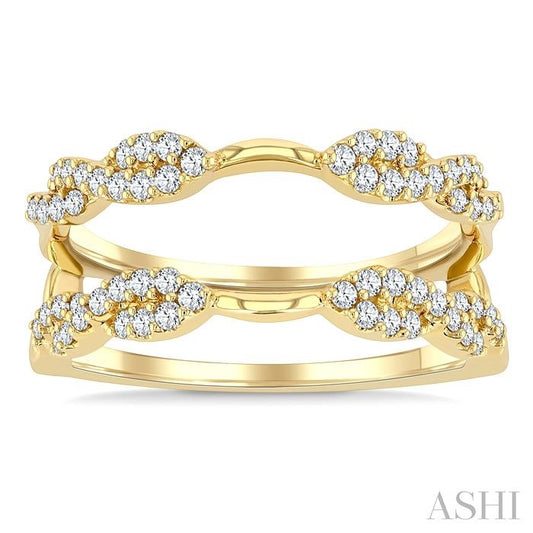 ASHI Twisted Diamond Insert Ring 295M4PPFGYG