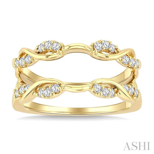 ASHI Twisted Diamond Insert Ring 296M6PPFGYG