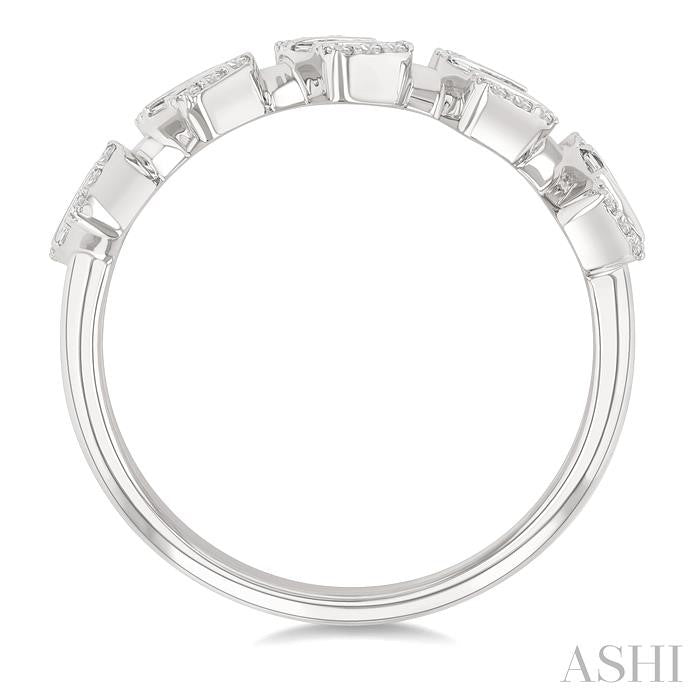 ASHI 5 Stone Fusion Diamond Fashion Ring 297G5PPFGWG