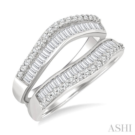 ASHI Baguette Diamond Insert Ring 297M1PPFHWG