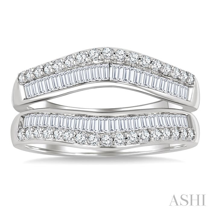 ASHI Baguette Diamond Insert Ring 297M1PPFHWG