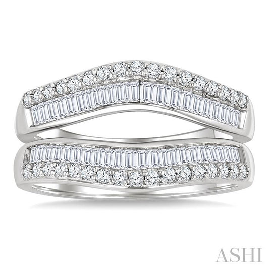 ASHI Baguette Diamond Insert Ring 297M1PPFHWG