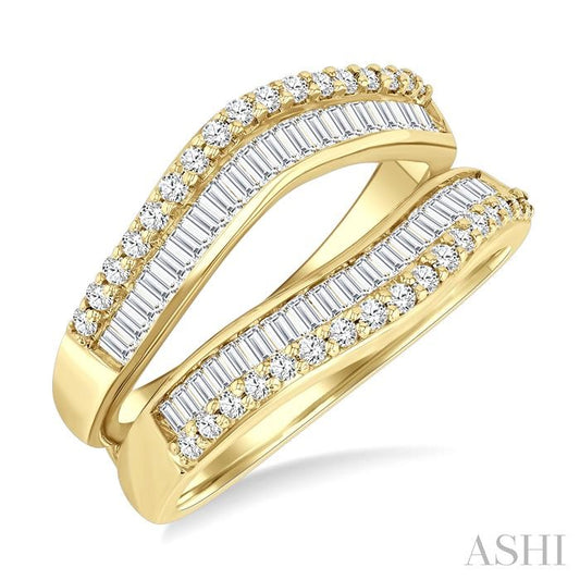 ASHI Baguette Diamond Insert Ring 297M1PPFHYG