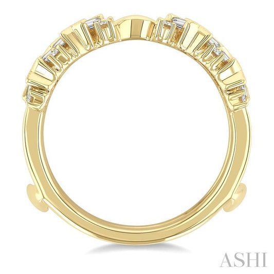 ASHI Zig-Zag Diamond Insert Ring 298M2PPFGYG