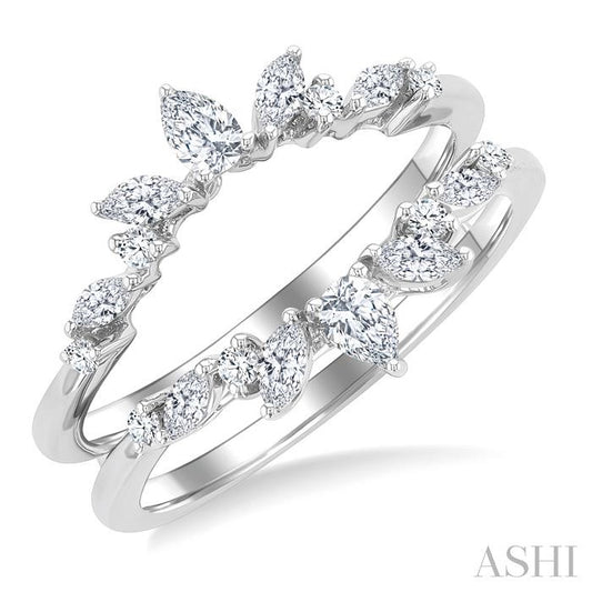 ASHI Diamond Insert Ring 29933PPFHWG