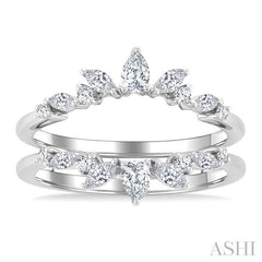 ASHI Diamond Insert Ring 29933PPFHWG