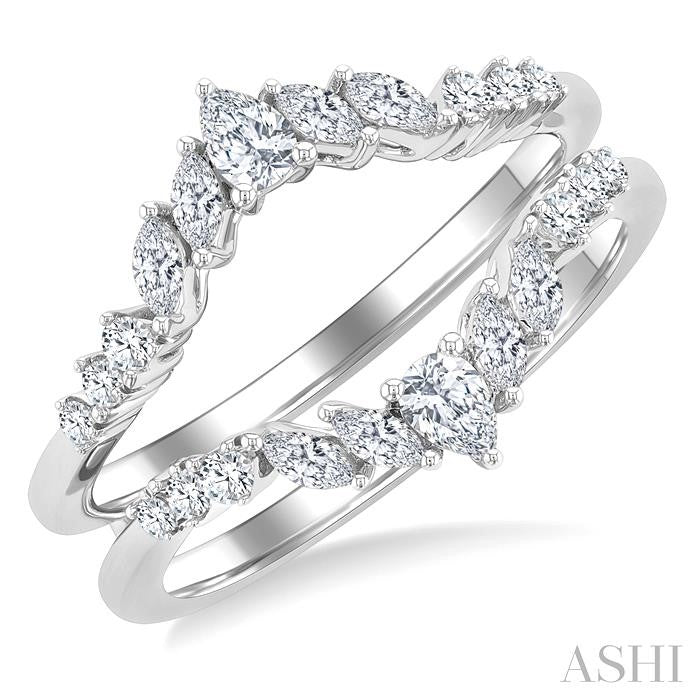 ASHI Diamond Insert Ring 29943PPFHWG
