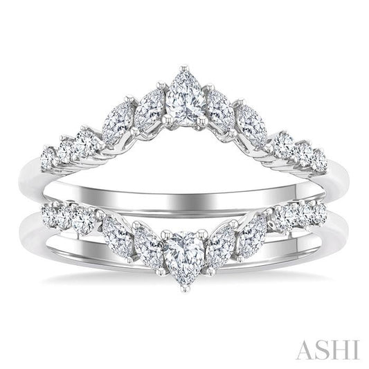 ASHI Diamond Insert Ring 29943PPFHWG