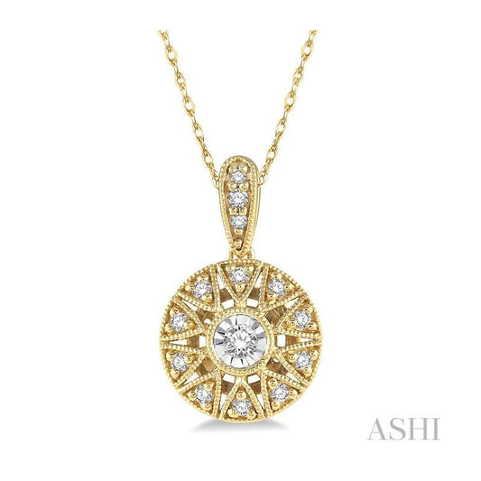 ASHI Diamond Fashion Pendant 90328PPTSPDYG