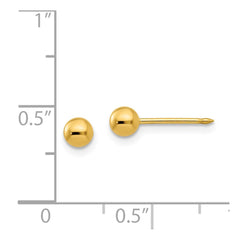 2E Inverness 14k 4mm Ball Post Earrings