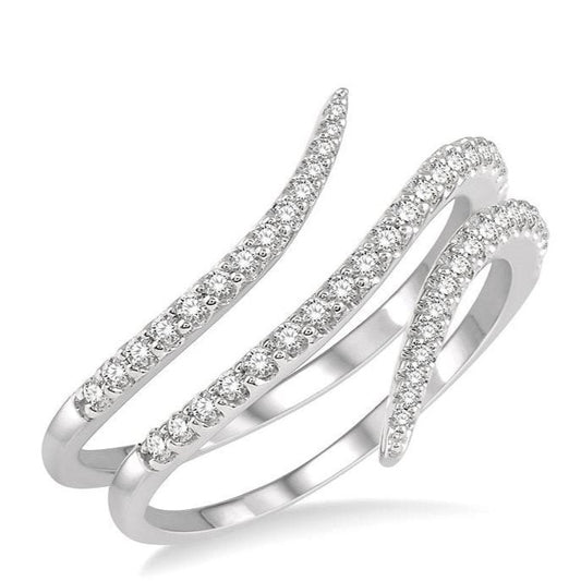 Parkplace Jewelers Spiral Diamond Fashion Open Ring 360A5PPFHWG