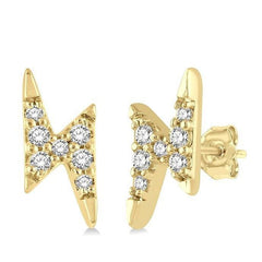 Parkplace Jewelers Lightning Bolt Petite Diamond Fashion Earrings 640A8PPFSERYG