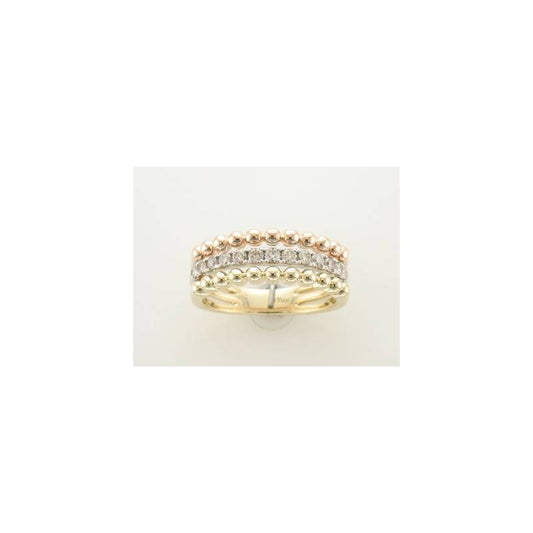 Le Vian 14K Tri Color Gold Ring TRBW 4