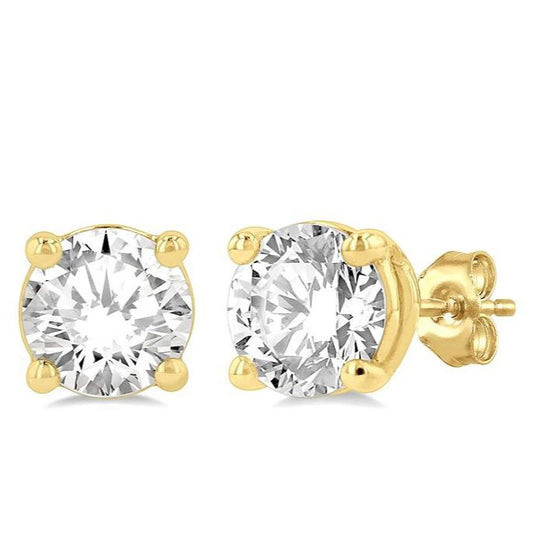 Parkplace Jewelers Round Shape Diamond Stud Earrings 66300PPFGERYG-1.50