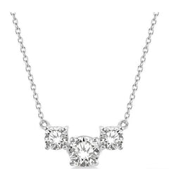 Parkplace Jewelers Round Shape Past Present & Future Diamond Necklace 992HVPPFGNKWG