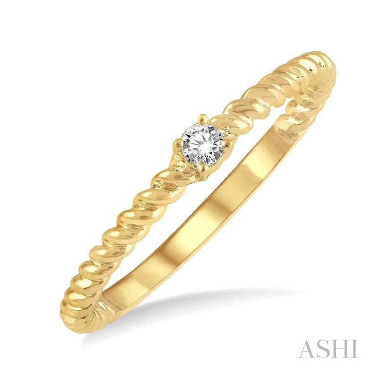 ASHI Stackable Petite Diamond Fashion Ring 385H9PPTGYG