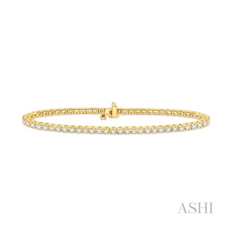 ASHI Diamond Tennis Bracelet 70162PPFGYG