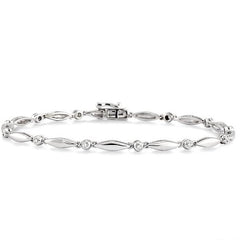 Parkplace Jewelers Boat Diamond Bracelet 7557QPPTXWG