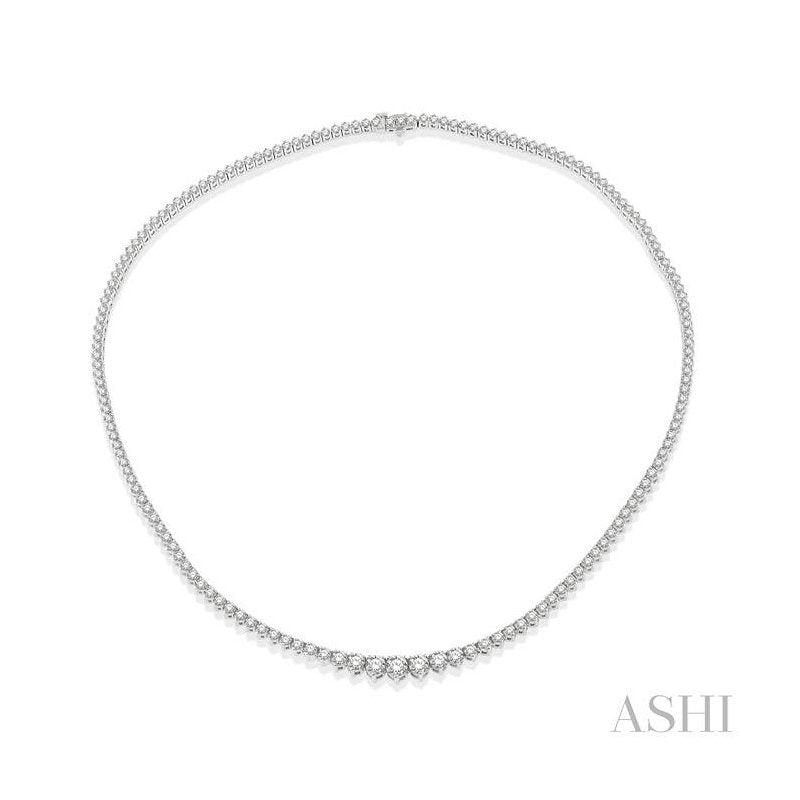 ASHI Riviera Diamond Necklace 992J7PPFGNKWG