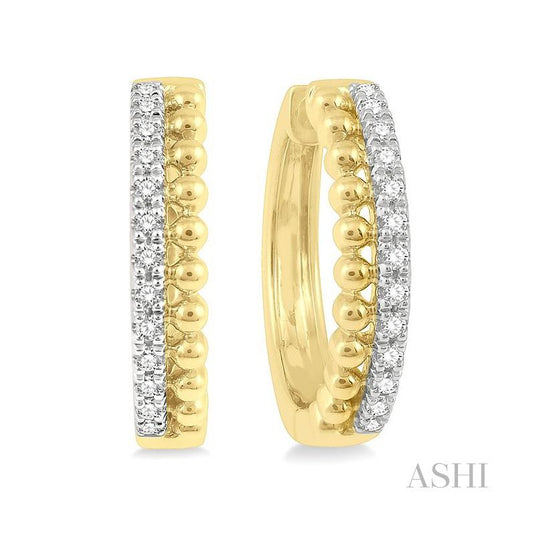 ASHI Diamond Hoop Earrings 630B6PPFHERYG