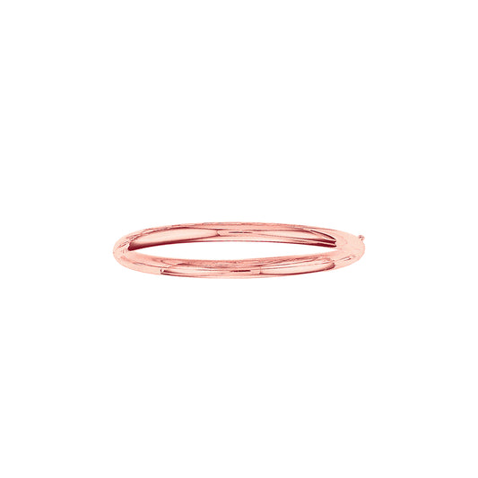 Rose Gold Polished Classic Bangles Bracelet
