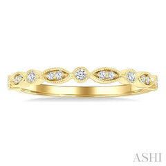 ASHI Stackable Diamond Wedding Band 301B8PPFGYG