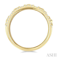 ASHI Clover Diamond Fashion Wide Band 30253PPFGYG