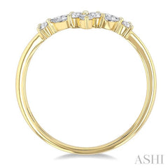 ASHI Chevron Diamond Wedding Band 302B6PPFGYG