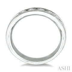 ASHI Channel Set Diamond Wedding Band 30321PPFNW