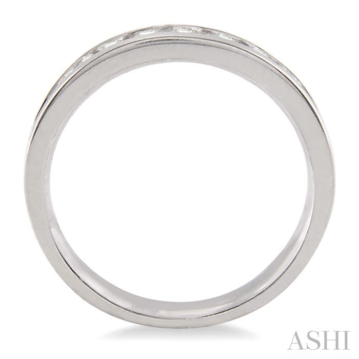 ASHI Channel Set Diamond Wedding Band 30326PPFHWG