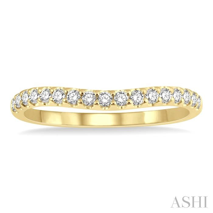 ASHI Curved Diamond Wedding Band 30346PPFHYG