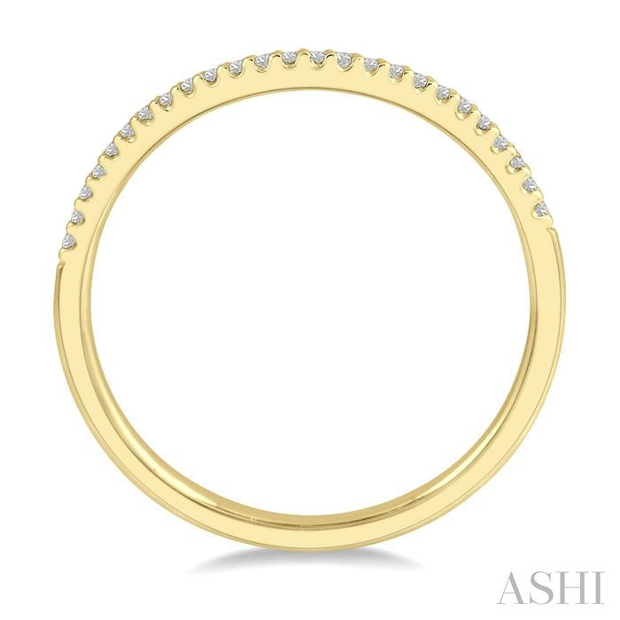 ASHI Curved Diamond Wedding Band 30348PPFHYG