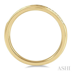 ASHI Channel Set Curved Diamond Wedding Band 30355PPFHYG