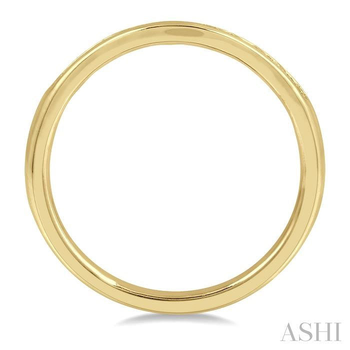 ASHI Channel Set Curved Diamond Wedding Band 30356PPFHYG