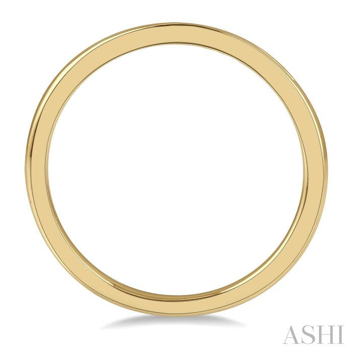 ASHI Channel Set Curved Diamond Wedding Band 30358PPFHYG