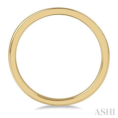 ASHI Channel Set Curved Diamond Wedding Band 30358PPFHYG