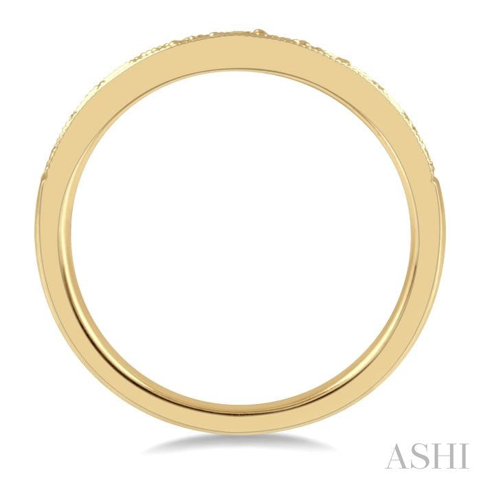 ASHI Curved Diamond Wedding Band 30365PPFHYG
